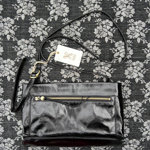 HOBO Bags Hobo Lexie Crossbody Handbag Purse In Black Vintage Hide